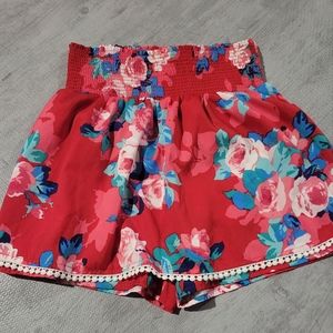 Skort Red floral Skort Jessica Simpson Kids XL